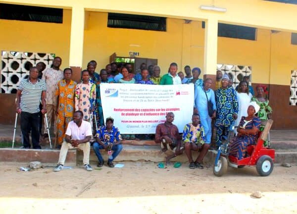 L’ONG -CREDEL forme les personnes handicapées sur la stratégie de plaidoyer et d’influence des OSC de Personnes Handicapées.