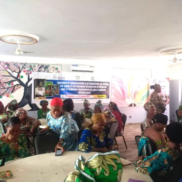 Campagne inclusive de sensibilisation et de formation des femmes, des jeunes et des personnes handicapées dans le commerce transfrontalier sur le corridor Abidjan–Lagos
