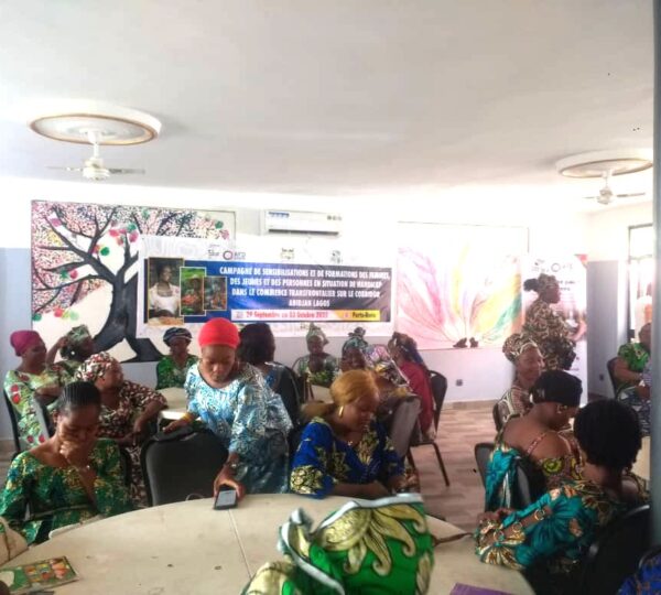 Campagne inclusive de sensibilisation et de formation des femmes, des jeunes et des personnes handicapées dans le commerce transfrontalier sur le corridor Abidjan–Lagos