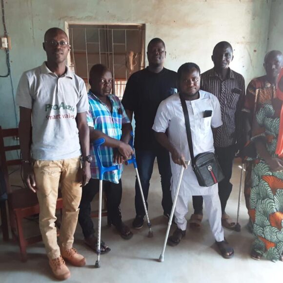 Commune de Malanville: entretien entre les personnes handicapées et le CARE INTERNATIONAL BENIN-TOGO