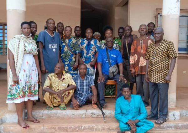 COVE: La séance de restitution des personnes handicapées du groupement Aidoté de COVE.