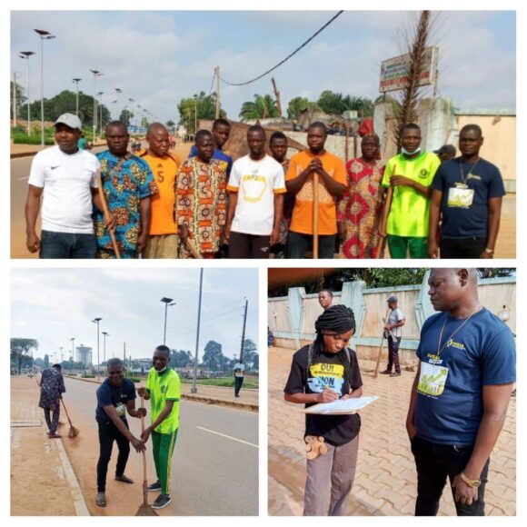 Journée de salubrité à l’école des sourds d’adjara : le Centre des sourds SOLIDATIC œuvre pour un environnement sain