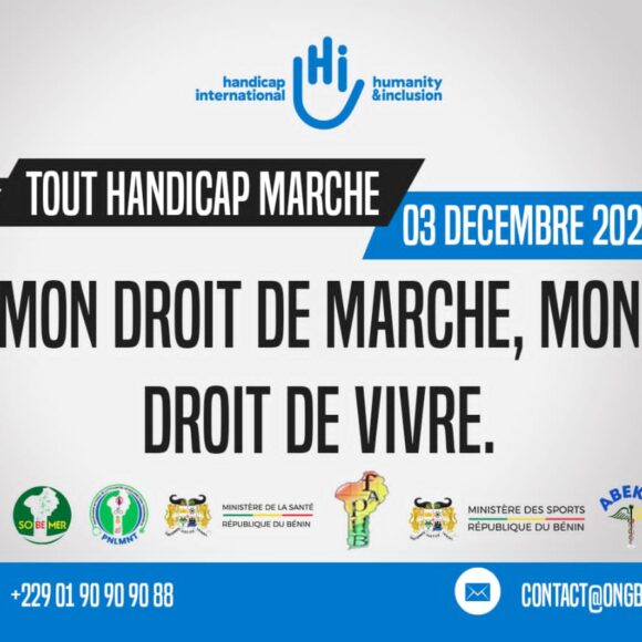Tout Handicap Marche : Un Succès pour la 3ème édition à Cotonou !
