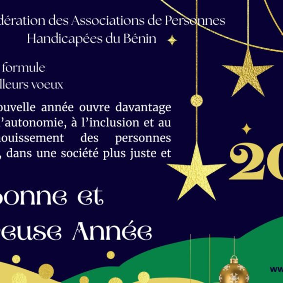 La FAPHB vous formulent ses meilleurs vœux